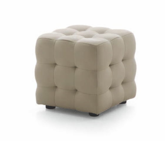 Kube - Pouf con finitura capitonne