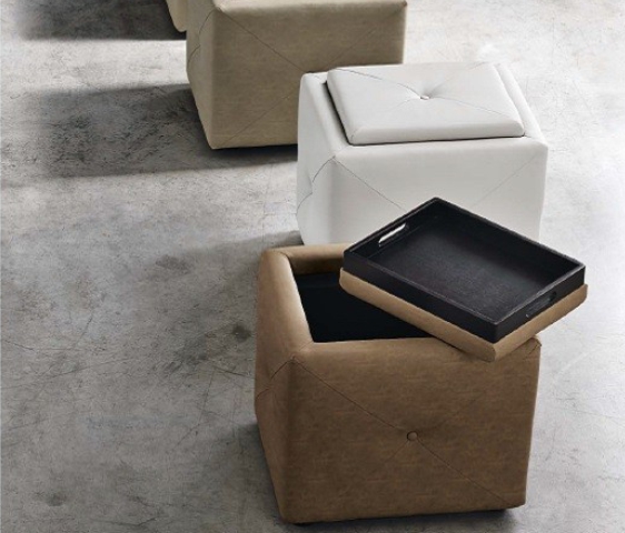 Ludo - Pouf e porta oggetti per zona nails