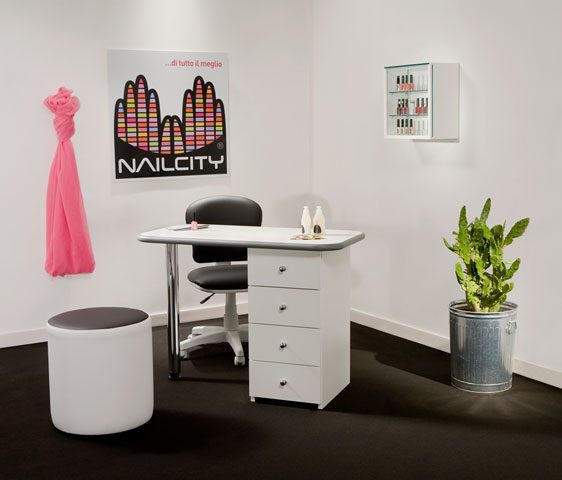 Tavolo unghie economico per manicure adatto a Corner Nail Center