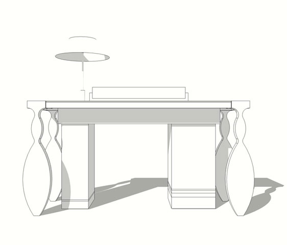 Scheda tecnica tavolo per ricostruzione unghie modello Style